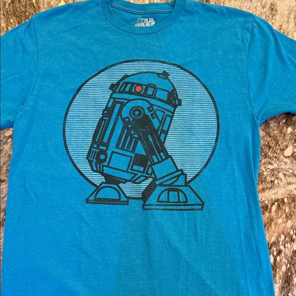 Star Wars Teal R2-D2 Short Sleeve Tee